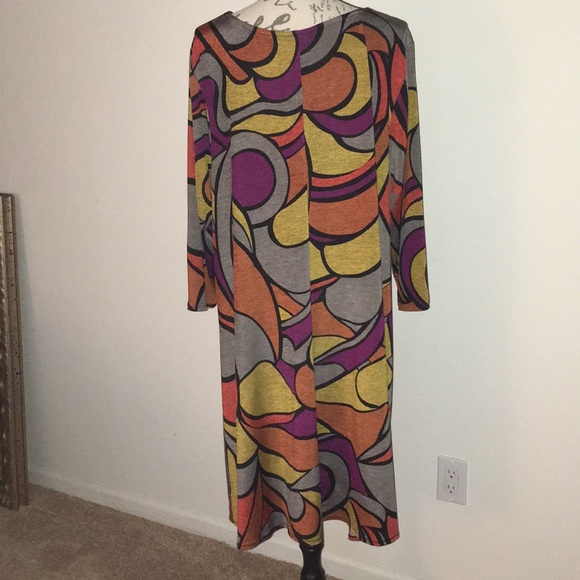 MSK LONG SLEEVE DRESS - Picture 4 of 6